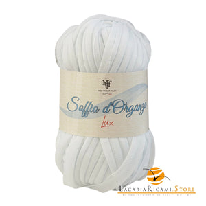 Microfibra Soffio D'Organza Lux - Miss Tricot Filati - Colore: 28 - BIANCO LUX MIX COLOR - by LacariaRicami.Store