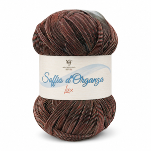 Microfibra Soffio D'Organza Lux - Miss Tricot Filati - Colore: 47 - MATTONE LUX ARGENTO - by LacariaRicami.Store
