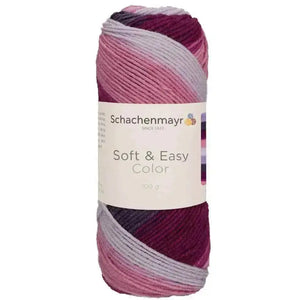 Lana SOFT&EASY COLOR - Schachenmayr - Colore: 00097 - berry color - by LacariaRicami.Store