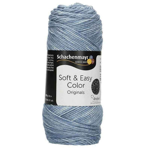 Lana SOFT&EASY COLOR - Schachenmayr - Colore: 00080 - Denim color - by LacariaRicami.Store