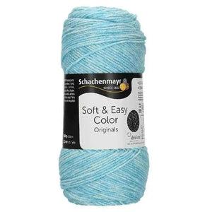 Lana SOFT&EASY COLOR - Schachenmayr - Colore: 00085 - Turkis color - by LacariaRicami.Store