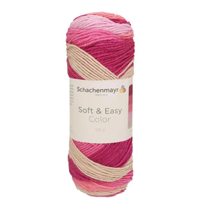Lana SOFT&EASY COLOR - Schachenmayr - Colore: 00094 - blossom color - by LacariaRicami.Store