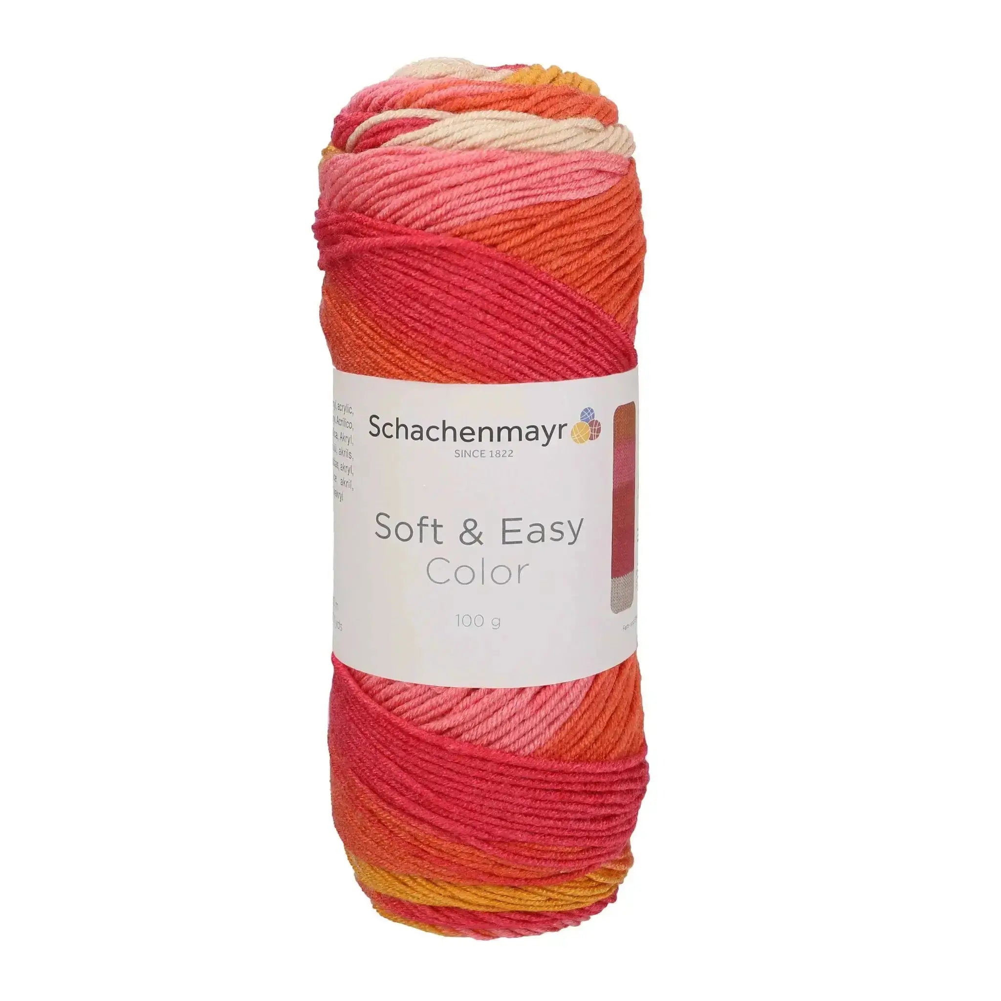 Lana SOFT&EASY COLOR - Schachenmayr - Colore: 00095 - sunset color - by LacariaRicami.Store