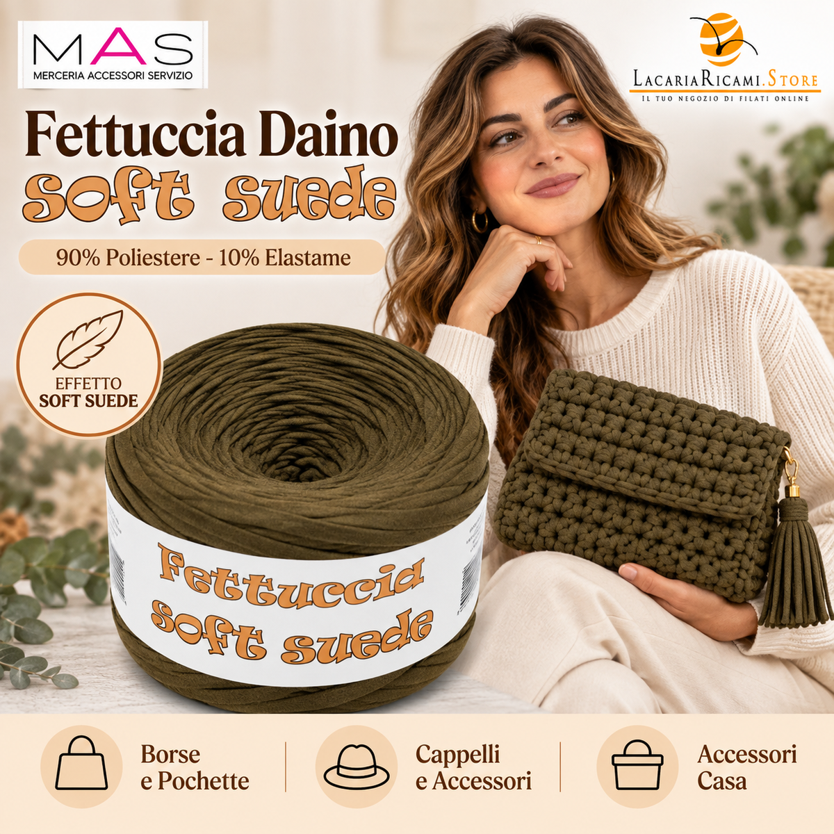 Fettuccia Daino SOFT SUEDE – MAS Srl