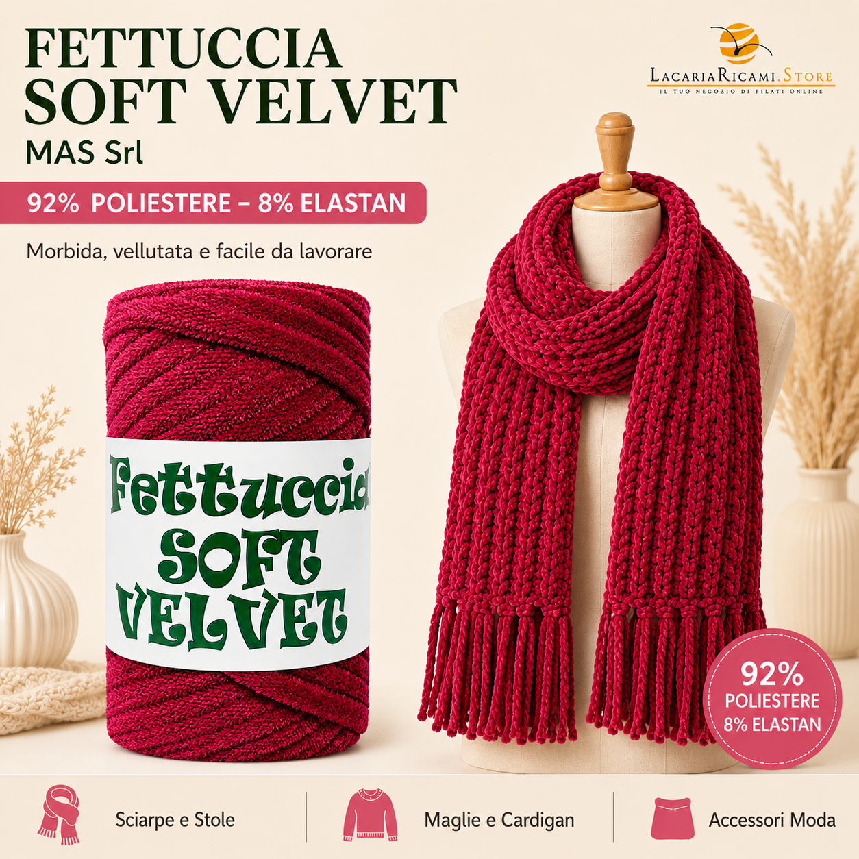 Fettuccia Soft Velvet – MAS Srl