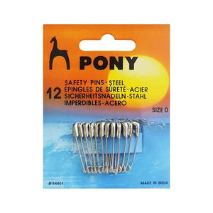 SPILLE Di Sicurezza In ACCIAIO - Pony - Colore: MIS. 0 - 27mm x 12 PZ - by LacariaRicami.Store