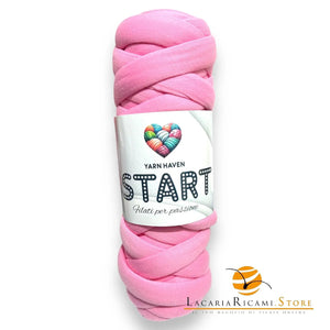TUBOLARE Start - YARN HAVEN - Colore: 11 - ROSA - by LacariaRicami.Store