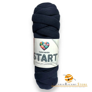 TUBOLARE Start - YARN HAVEN - Colore: 15 - BLU NOTTE - by LacariaRicami.Store