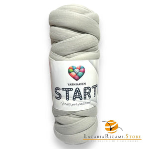 TUBOLARE Start - YARN HAVEN - Colore: 16 - GRIGIO CHIARO - by LacariaRicami.Store