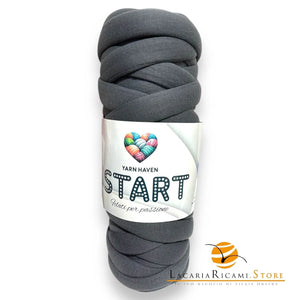 TUBOLARE Start - YARN HAVEN - Colore: 17 - GRIGIO SCURO - by LacariaRicami.Store