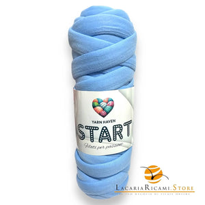 TUBOLARE Start - YARN HAVEN - Colore: 09 - AZZURRO - by LacariaRicami.Store