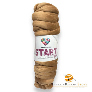 TUBOLARE Start Velvet - YARN HAVEN - Colore: 12 - ORSACCHIOTTO - by LacariaRicami.Store