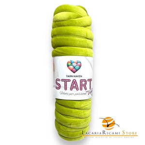 TUBOLARE Start Velvet - YARN HAVEN - Colore: 29 - VERDE - by LacariaRicami.Store