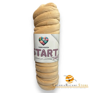 TUBOLARE Start Velvet - YARN HAVEN - Colore: 51 - BEIGE - by LacariaRicami.Store