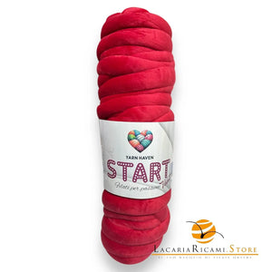 TUBOLARE Start Velvet - YARN HAVEN - Colore: 06 - PORPORA - by LacariaRicami.Store
