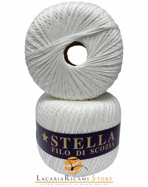 Cotone Filo di Scozia STELLA 16/3 - GPTEX - Colore: 100 - PANNA - by LacariaRicami.Store