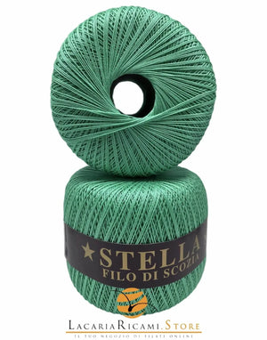 Cotone Filo di Scozia STELLA 12/3 - GPTEX - Colore: 623 - VERDE - by LacariaRicami.Store