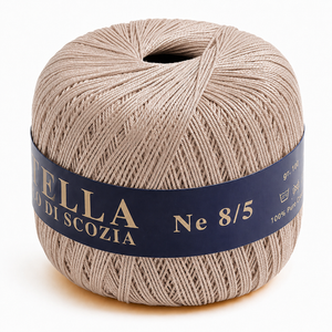 Cotone Filo di Scozia STELLA 8/5 (Tit.: 3) - GPTEX - Colore: 39 - ECRÚ - by LacariaRicami.Store