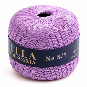 Cotone Filo di Scozia STELLA 8/5 (Tit.: 3) - GPTEX - Colore: 45 - GLICINE - by LacariaRicami.Store
