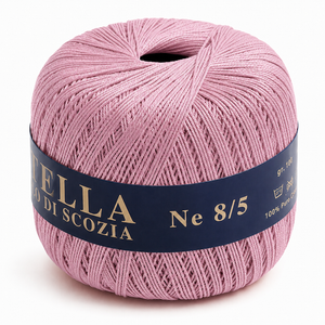 Cotone Filo di Scozia STELLA 8/5 (Tit.: 3) - GPTEX - Colore: 92 - ROSA ANTICO - by LacariaRicami.Store