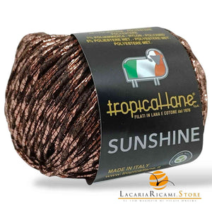 Cotone SUNSHINE - Tropical Lane 34 - MARRONE BRONZO - LacariaRicami.Store