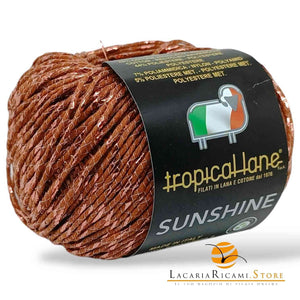 Cotone SUNSHINE - Tropical Lane - Colore: 35 - MATTONE BRONZO - by LacariaRicami.Store