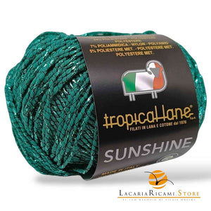 Cotone SUNSHINE - Tropical Lane - Colore: 36 - VERDE VERDE - by LacariaRicami.Store