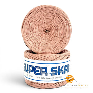 Fettuccia SUPER SKAI (Eco Pelle) - Cucirini Tre Stelle - Colore: 098 - ROSA - by LacariaRicami.Store