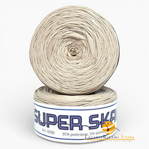 Fettuccia SUPER SKAI (Eco Pelle) - Cucirini Tre Stelle - Colore: 200 - BEIGE - by LacariaRicami.Store
