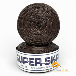 Fettuccia SUPER SKAI (Eco Pelle) - Cucirini Tre Stelle - Colore: 71 - CICCOLATO - by LacariaRicami.Store