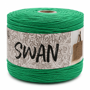 Cordino SWAN - MONDIAL - Colore: 663 - VERDE SCURO - by LacariaRicami.Store