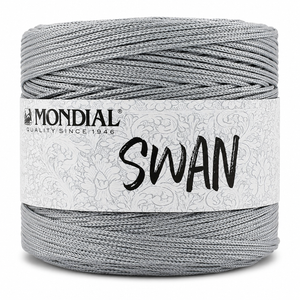 Cordino SWAN - MONDIAL - Colore: 672 - GRIGIO CHIARO - by LacariaRicami.Store