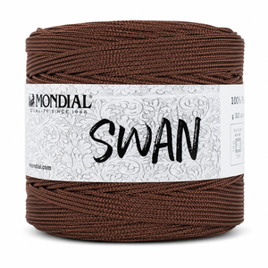 Cordino SWAN - MONDIAL - Colore: 677 - MARRONE - by LacariaRicami.Store