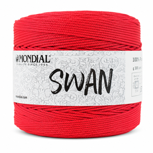 Cordino SWAN - MONDIAL - Colore: 679 - ROSSO - by LacariaRicami.Store