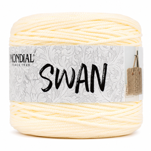 Cordino SWAN - MONDIAL - Colore: 690 - ECRÚ - by LacariaRicami.Store