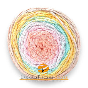 Cordino SWEETY Cake Macramé MultiColor - Cucirini Tre Stelle - - LacariaRicami.Store