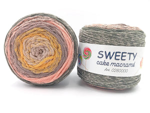 Cordino SWEETY Cake Macramé MultiColor - Cucirini Tre Stelle - - LacariaRicami.Store