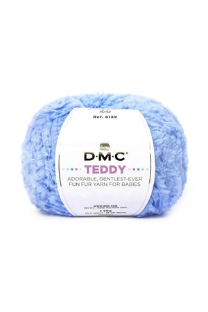 Lana TEDDY - DMC - Colore: 315 - BLU CIELO - by LacariaRicami.Store