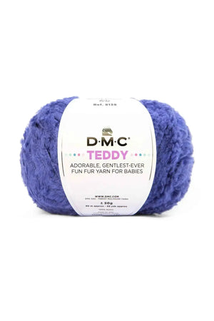 Lana TEDDY - DMC - Colore: 316 - BLU - by LacariaRicami.Store