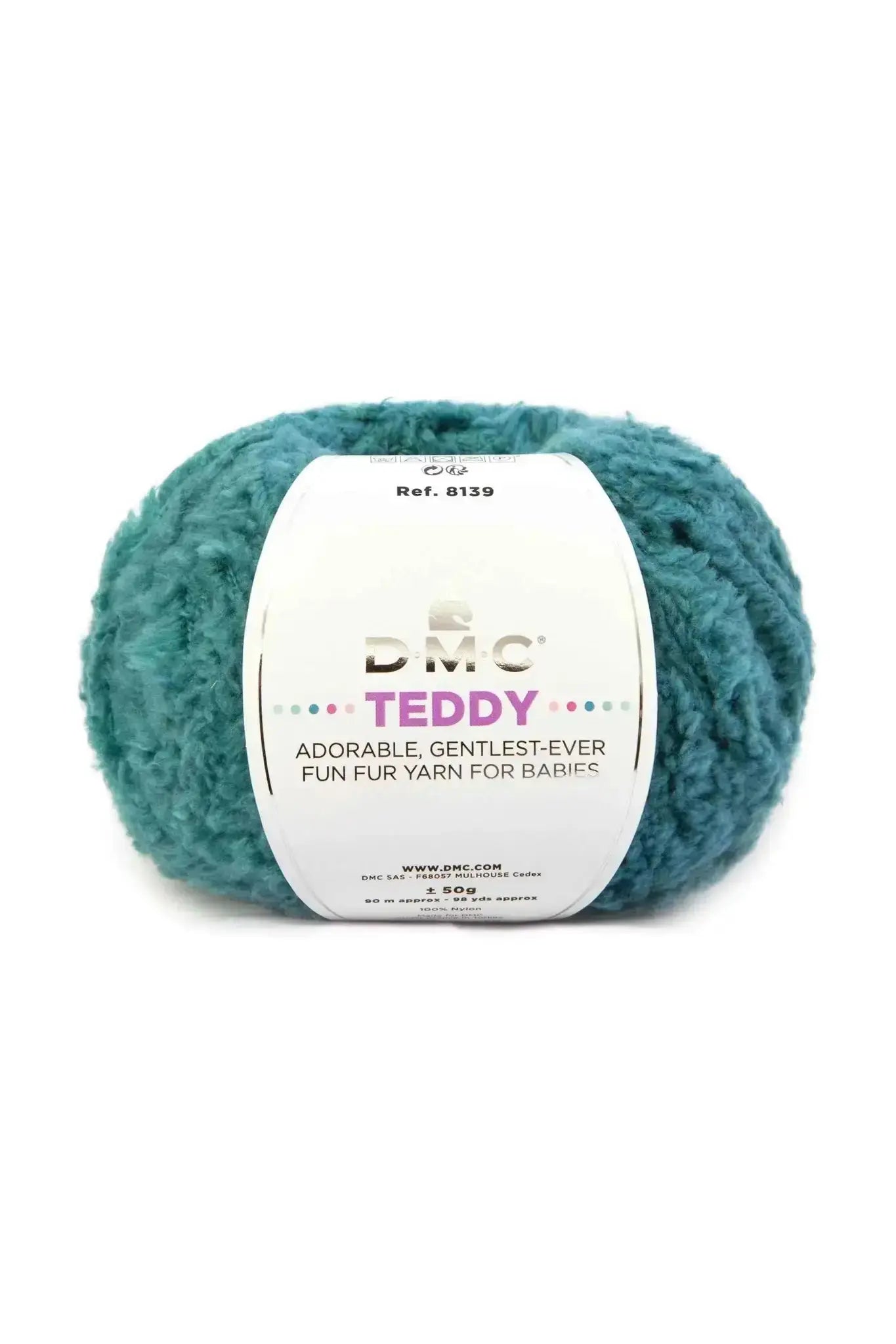 Lana TEDDY - DMC - Colore: 317 - VERDE - by LacariaRicami.Store