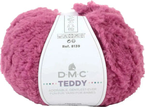 Lana TEDDY - DMC - Colore: 320 - FUCSIA - by LacariaRicami.Store