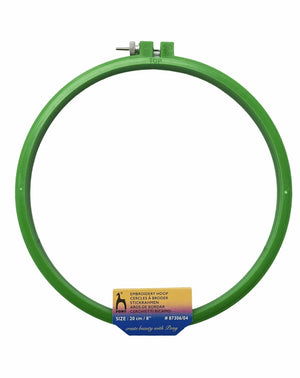 TELAIO CIRCOLARE PLASTICA - Pony - Colore: DIAMETRO 20 Cm - by LacariaRicami.Store
