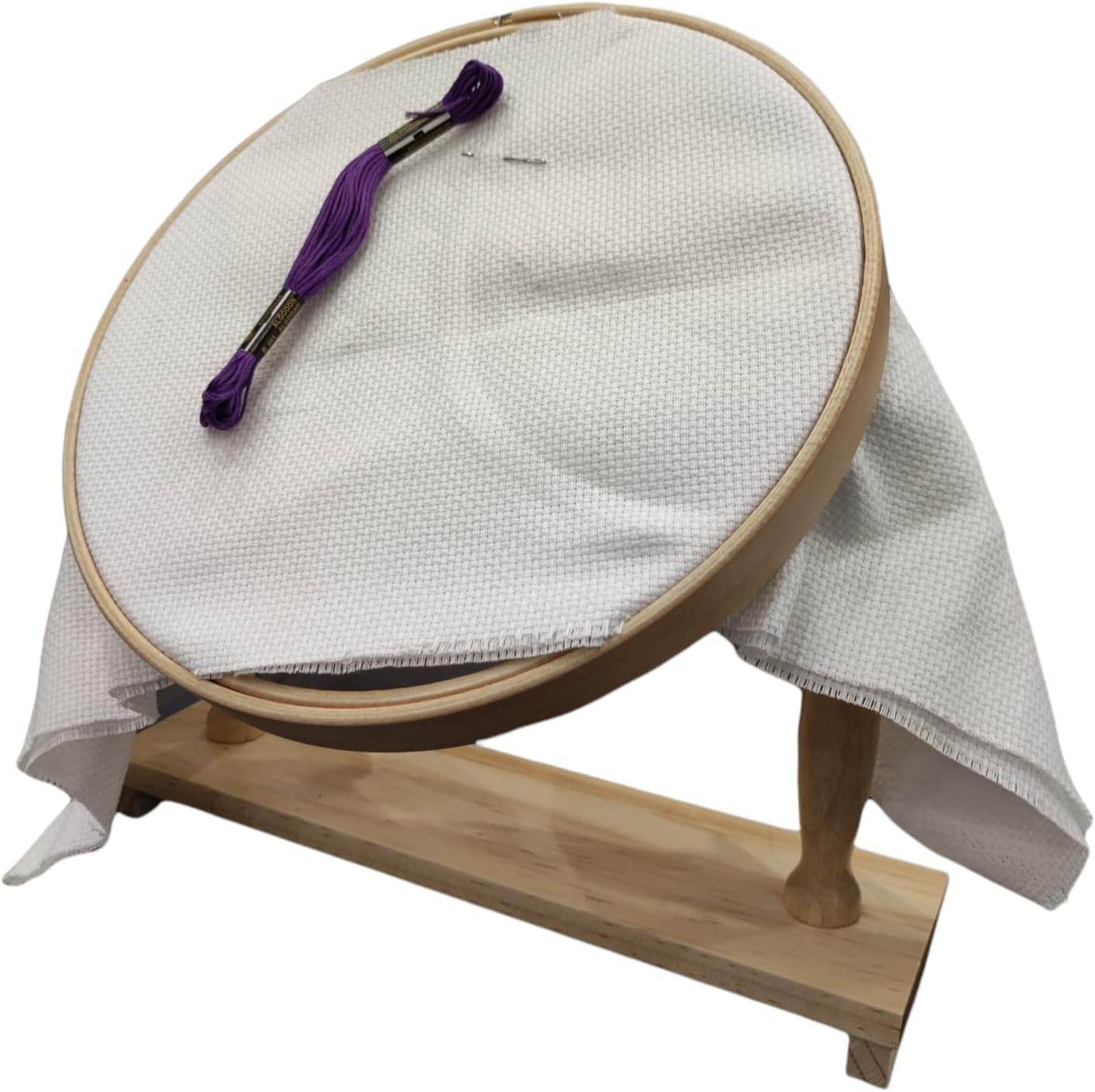 TELAIO Con Piede Per Ricamo Punto Croce In LEGNO - - LacariaRicami.Store