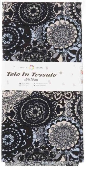 TELO In Tessuto Per BORSE - Colore: 50x75 - COTONE - FANTASY BEIGE - by LacariaRicami.Store