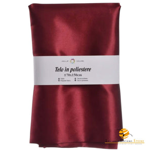 TELO In Poliestere Per BORSE - Colore: 70x150 - BORDEAUX - by LacariaRicami.Store
