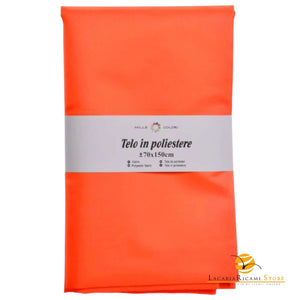 TELO In Poliestere Per BORSE - Colore: 70x150 - ARANCIO - by LacariaRicami.Store