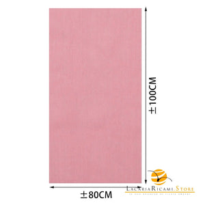 TELO In Tessuto Per BORSE - Colore: 80x100 Cm - COTONE - ROSA - by LacariaRicami.Store