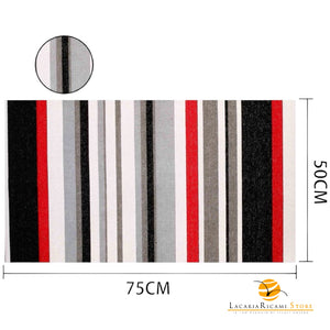 TELO In Tessuto Per BORSE - Colore: 50x75 - COTONE - STRISCE MIX - by LacariaRicami.Store