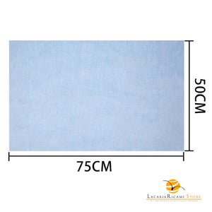 TELO In Tessuto Per BORSE - Colore: 50x75 - COTONE - CELESTE - by LacariaRicami.Store