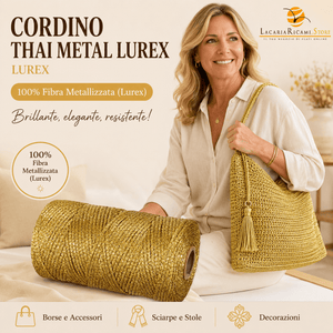 Cordino Thai Metal Lurex - Colore: - by LacariaRicami.Store